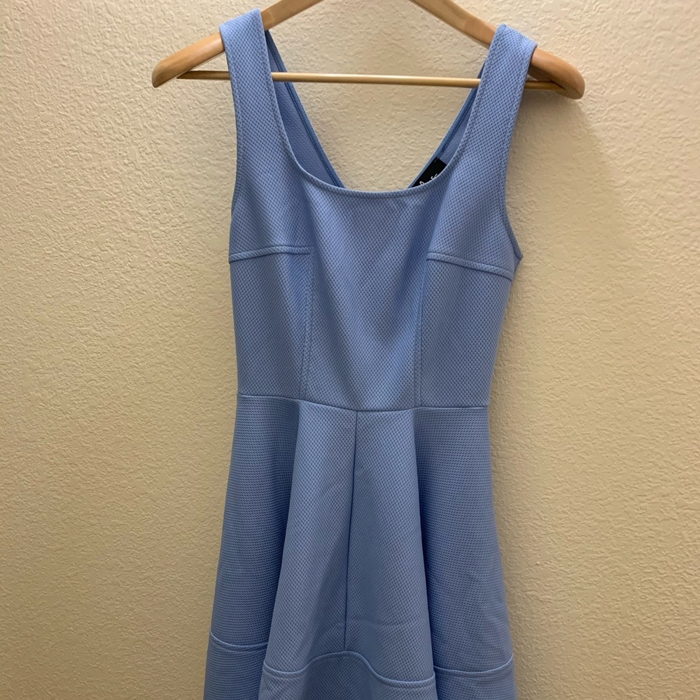 Lulus Fit and flare periwinkle dress
